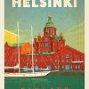 Finland Helsinki Poster paint by numbers