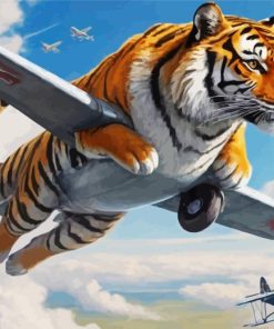 Flying Tiger Paint By Number