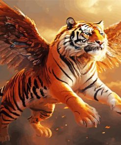 Flying Tiger paint by number