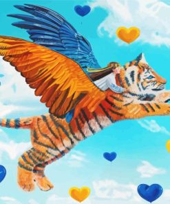 Flying tiger Cub paint by number
