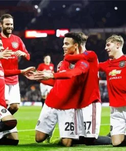 Football Manchester United Team Paint By Numbers