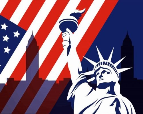 Fourth of July Independence Day Paint By Number