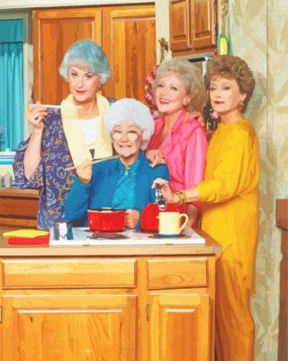 Golden Girls Sitcom paint by numbers