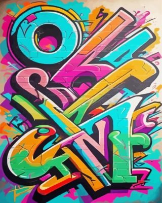 Graffiti Wall paint by numbers