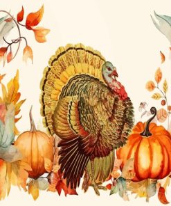 Happy Thanksgiving paint by number