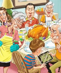 Happy Thanksgiving paint by number