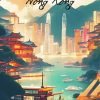 Hong Kong Travel Poster paint by numbers