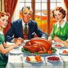 Irish Thanksgiving Dinner paint by number