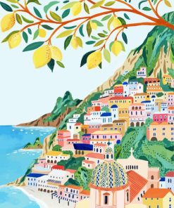 Italy Positano paint by numbers