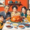 Japanese Thanksgiving paint by number