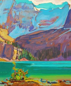 Lake o hara group of seven paint by numbers