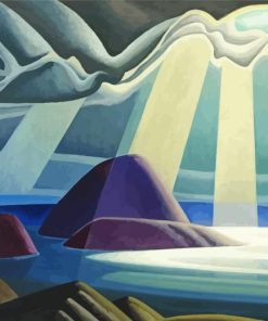 Lake superior group of seven paint by number