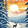 Lapland Finland Poster paint by numbers