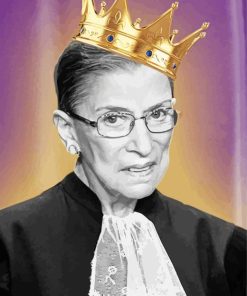 Lawyer Ruth Bader paint by number