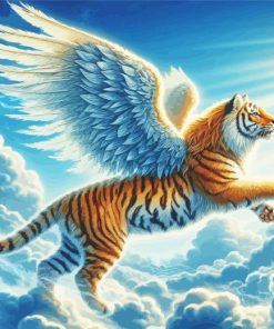 Magical Flying Tiger paint by numbers