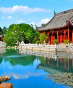 Montreal Japanese Garden Paint By Numbers