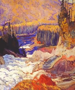 Montreal River group of seven paint by numbers