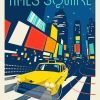 NY Times Square Poster paint by numbers