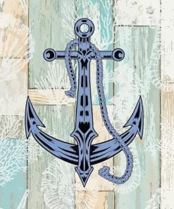 Nautical Anchor paint by number