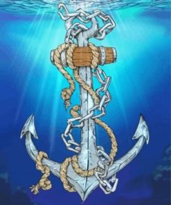 Nautical Anchor Paint By Numbers