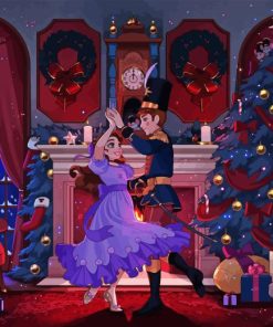 Nutcracker And Ballerina Dancing Paint By Numbers
