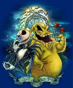 Oogie Boogie Man And Jack Paint By Number