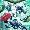 Philadelphia Eagles American Football paint by numbers