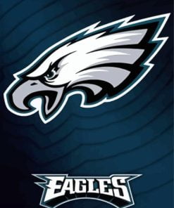 Philadelphia Eagles Football Logo Paint By Numbers