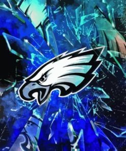 Philadelphia Eagles Logo Paint By Numbers