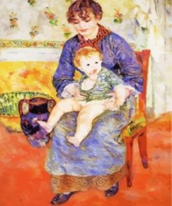 Renoir Mother And Child Paint By Numbers