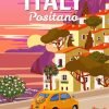 Positano Italy Poster paint by number