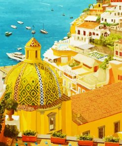 Positano Italy paint by numbers