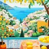 Positano Poster paint by numbers