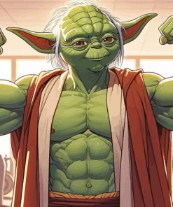 Powerful Yoda paint by numbers