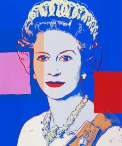 Queen Elizabeth Andy Warhol Art Paint By Number