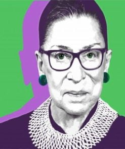 Ruth Bader Ginsburg Lawyer Paint by numbers