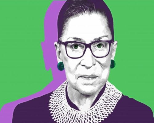 Ruth Bader Ginsburg Lawyer Paint by numbers