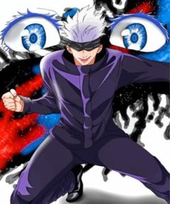 Satoru Gojo Jujutsu Kaisen Paint By Numbers