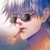 Satoru Gojo Smoking Paint By Numbers