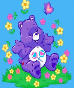 Share Bear Care Bear Paint By Number