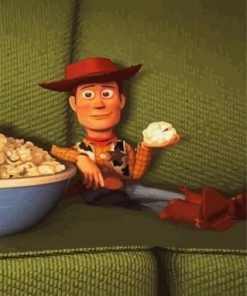 Sherif Woody With Popcorn