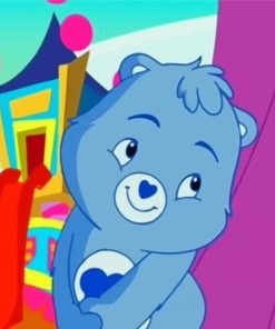 Shy Care Bear Grumpy Paint By Number