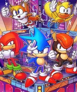 Sonic The Hedgehog Game paint by number