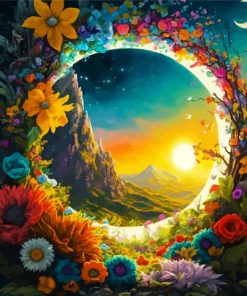 Spring Wreath paint by number