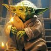 Star Wars Master Yoda paint by numbers