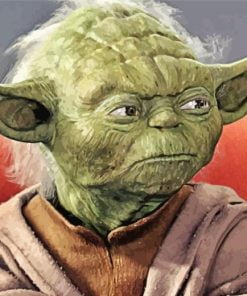 Star Wars Yoda paint by numbers