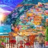 Sunset In Positano paint by numbers