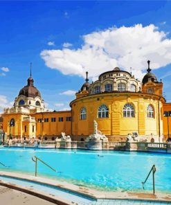 Szechenyi Thermal Bath Budapest Paint By Number