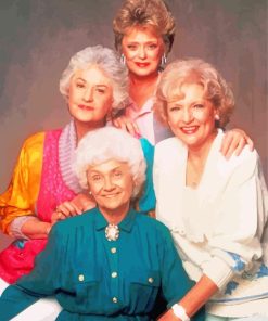 The Golden Girl Sitcom paint by numbers