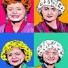 The Golden Girls Pop Art paint by numbers